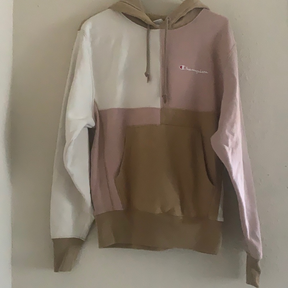 Sale! Champion pastel color block hoodie
